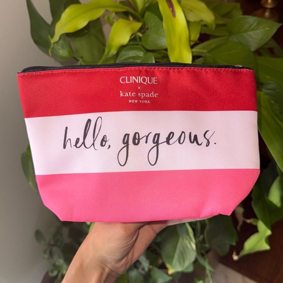 kate spade Handbags - Clinique x Kate Spade New York Hello Gorgeous Bag Cosmetic Bag stripe bag New
